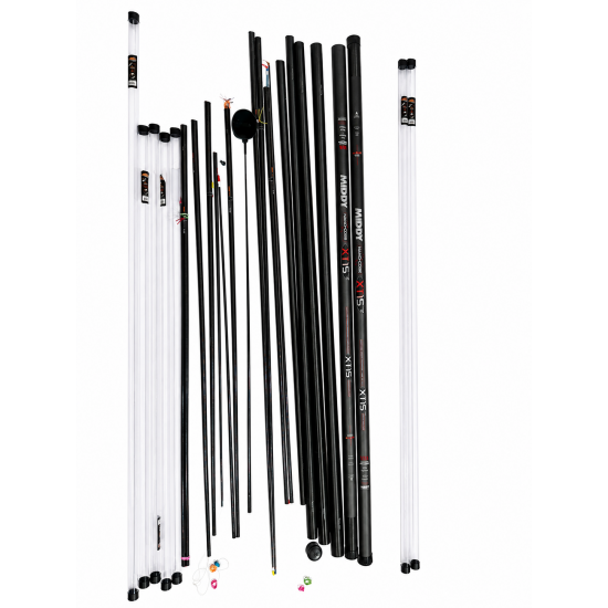 Rubeziana Middy - Nano-Core XT15-3 Competition Carp Pole, 13m